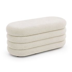POUF PUFFO BLANC BRUMEUX