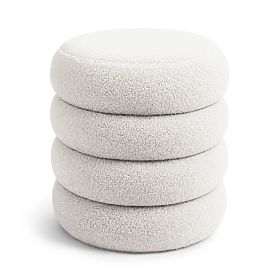 POUF SNUGGO BLANC BRUMEUX