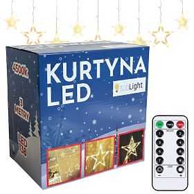 Rideau LED avec Télécommande (CD001-138), Tutumi