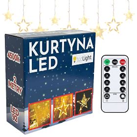 Rideau LED avec Télécommande GL2004, Tutumi