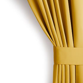 Rideau RESTILO BLACKOUT couleur moutarde, style classique, œillets argentés, matériau