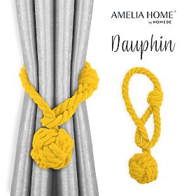 Rideaux - accessoires DAUPHIN couleur jaune ameliahome