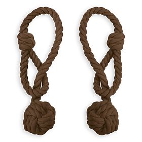 Rideaux - accessoires DAUPHIN couleur marron ameliahome