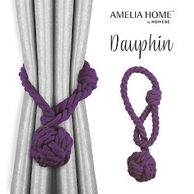 Rideaux - accessoires DAUPHIN couleur violet ameliahome