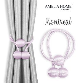 Rideaux - accessoires MONTREAL couleur lilas ameliahome