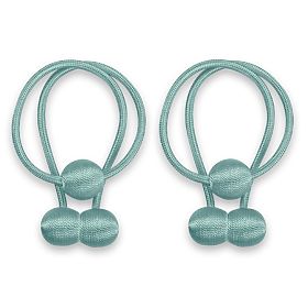 Rideaux - accessoires MONTREAL couleur turquoise ameliahome