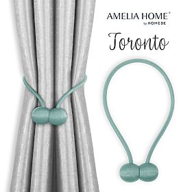 Rideaux - accessoires TORONTO couleur turquoise ameliahome