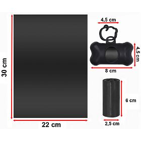 Sacs à excréments pour chiens BUSTER 1400 pièces