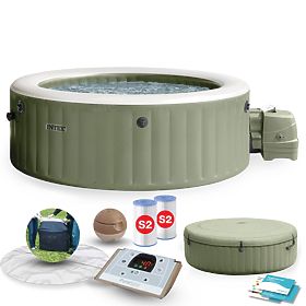 Spa gonflable avec hydromassage pour 6 personnes 216x71 cm accessoires premium INTEX 28428NP, INTEX