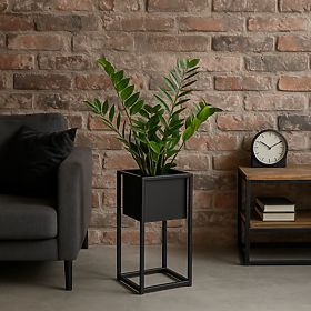 Support de fleurs Concove loft 40 cm noir