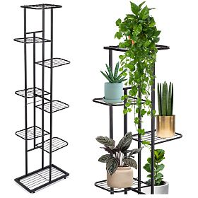 Support pour plantes à 8 niveaux NEST noir, Halmar