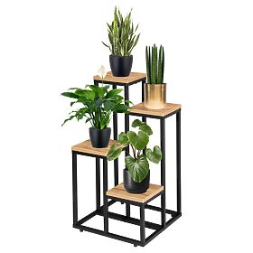 Support pour plantes noir Mogren Craft