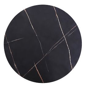 Table basse ANTICA plateau - marbre noir, cadre - noir (2p=1pc)