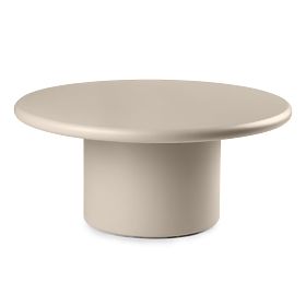 Table basse Arce 80 cm, beige foncé, mat