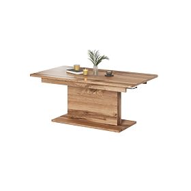 Table basse BUSETTI plateau : chêne wotan, pieds : chêne wotan (2p=1ks)