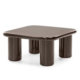 Table basse Cherry 70 cm, chocolat, brillant, lectus