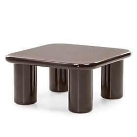 Table basse Cherry 70 cm, chocolat, brillant, lectus