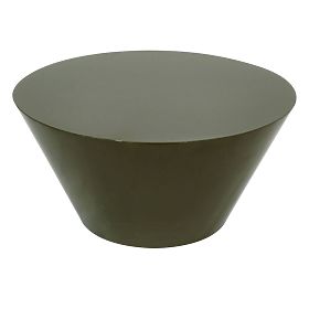 Table basse Eclipso, 80 cm, gris-vert, brillant