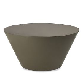 Table basse Eclipso, 80 cm, gris-vert, brillant
