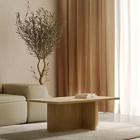 Table basse Jose, rectangulaire, Chêne Cremona Torro, lectus