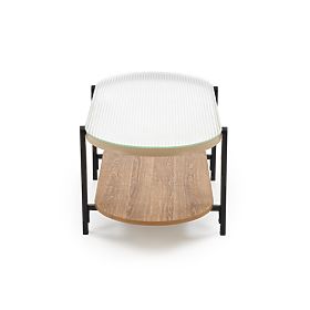 Table basse KAMALA, naturel / noir (1p=1pcs)