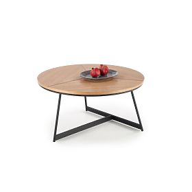 Table basse KARIDA chêne naturel/noir (1p=1pc)