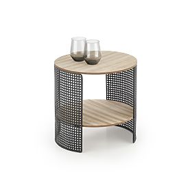 Table basse TRAFICA naturel/noir