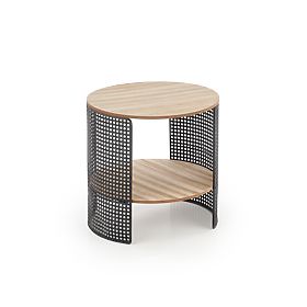 Table basse TRAFICA naturel/noir