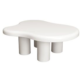 Table basse Vercelli 100 cm, blanc, lectus