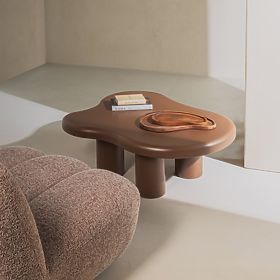 Table basse Vercelli 100 cm, choco, lectus