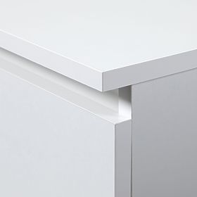 TABLE D'ANGLE B20 CLP GAUCHE PK BLANC