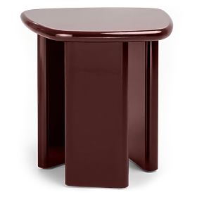 Table d'appoint Barmi II, bordeaux/cerise, brillant