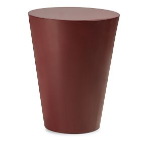 Table d'appoint Eclipso, 40 cm, bordeaux-brun, brillant