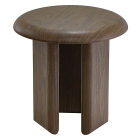 Table d'appoint Keo 50 cm, noyer foncé