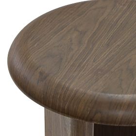 Table d'appoint Keo 50 cm, noyer foncé
