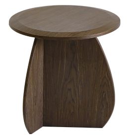 Table d'appoint Noku 50 cm, noyer foncé