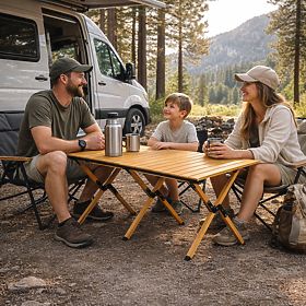 Table de camping pliable 120x60 cm avec sac MultiGarden, MultiGarden