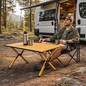 Table de camping pliable 90x60 cm avec sac MultiGarden, MultiGarden