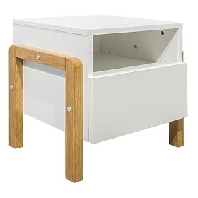Table de chevet Viktor - blanc