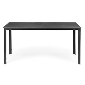 Table de jardin pour 6 personnes Polywood mobilier de terrasse