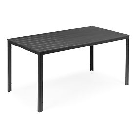 Table de jardin pour 6 personnes Polywood mobilier de terrasse