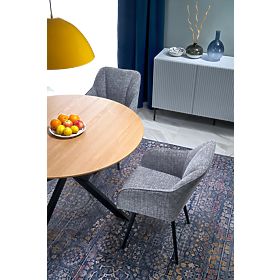 Table extensible ACORD, naturel / noir (2p=1ks)