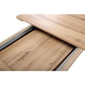 Table extensible BRANDON 160-200/90 cm chêne wotan/noir