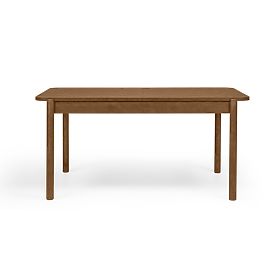 Table extensible Iselio 160-200 cm, rectangulaire, marron, lectus