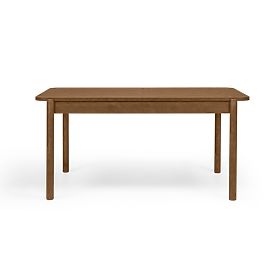 Table extensible Iselio 160-200 cm, rectangulaire, marron, lectus