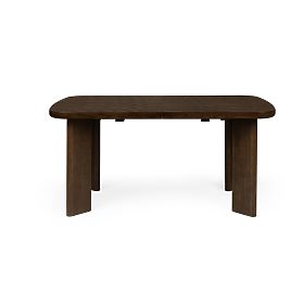 Table extensible Marbella 160-200 cm, rectangulaire, chêne foncé