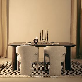 Table extensible Marbella 160-200 cm, rectangulaire, chêne foncé, lectus