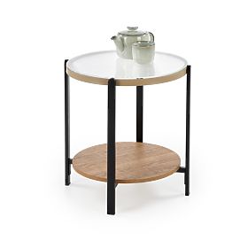 Table KAMALA S, naturel / noir (1p=1pc), Halmar