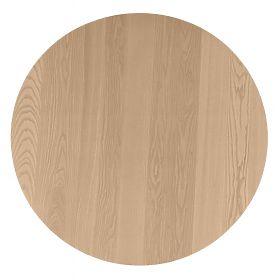 Table à manger Bali 120 cm, ronde, crème blanche