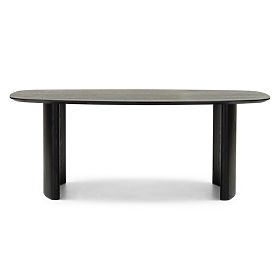 Table à manger Oriento 200 cm, ovale, placage de frêne, lectus